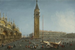 The Piazza San Marco, Venice, from the Torre dell'Orologio